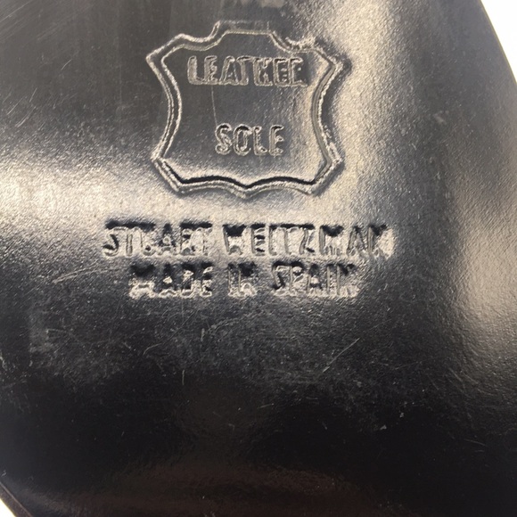 Stuart Weitzman black heels with crystal buckle size 6 medium - Picture 12 of 12